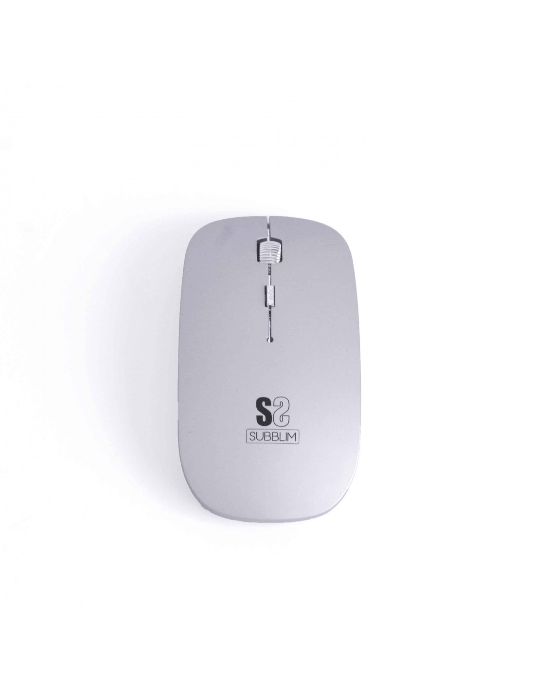 Subblim Combo Teclado + Ratón Inalámbrico Plata/Blanco