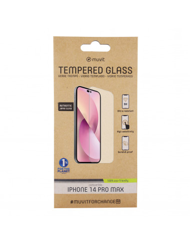 muvit protector pantalla compatible con Apple iPhone 11 Pro/Xs/X vidrio  templado curvo case friendly marco negro