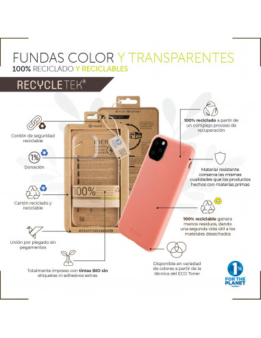 muvit for change funda shockproof 2m compatible con Samsung Galaxy S23  Ultra 5G transparente