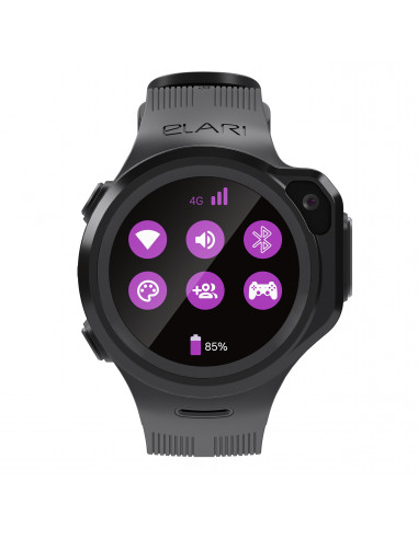 Reloj inteligente para niños de 4 años negro, videollamada por SIM 4G o  WIFI. Smartwatch resistente al agua, con GPS , llamadas y SOS. - mazy