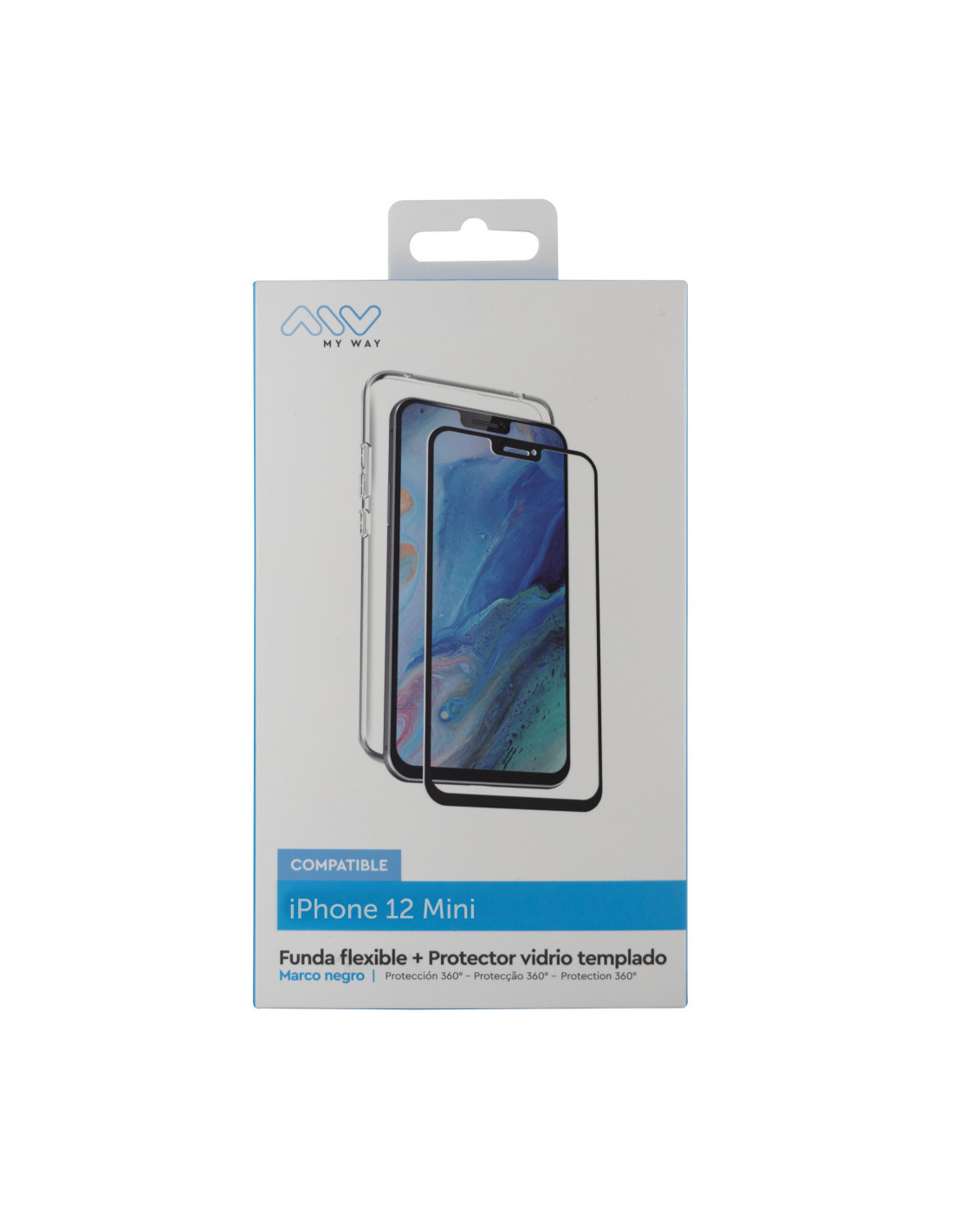 Protector pantalla móvil - iPhone 12 Mini CONTACT, Apple, iPhone 12 Mini,  Vidrio templado