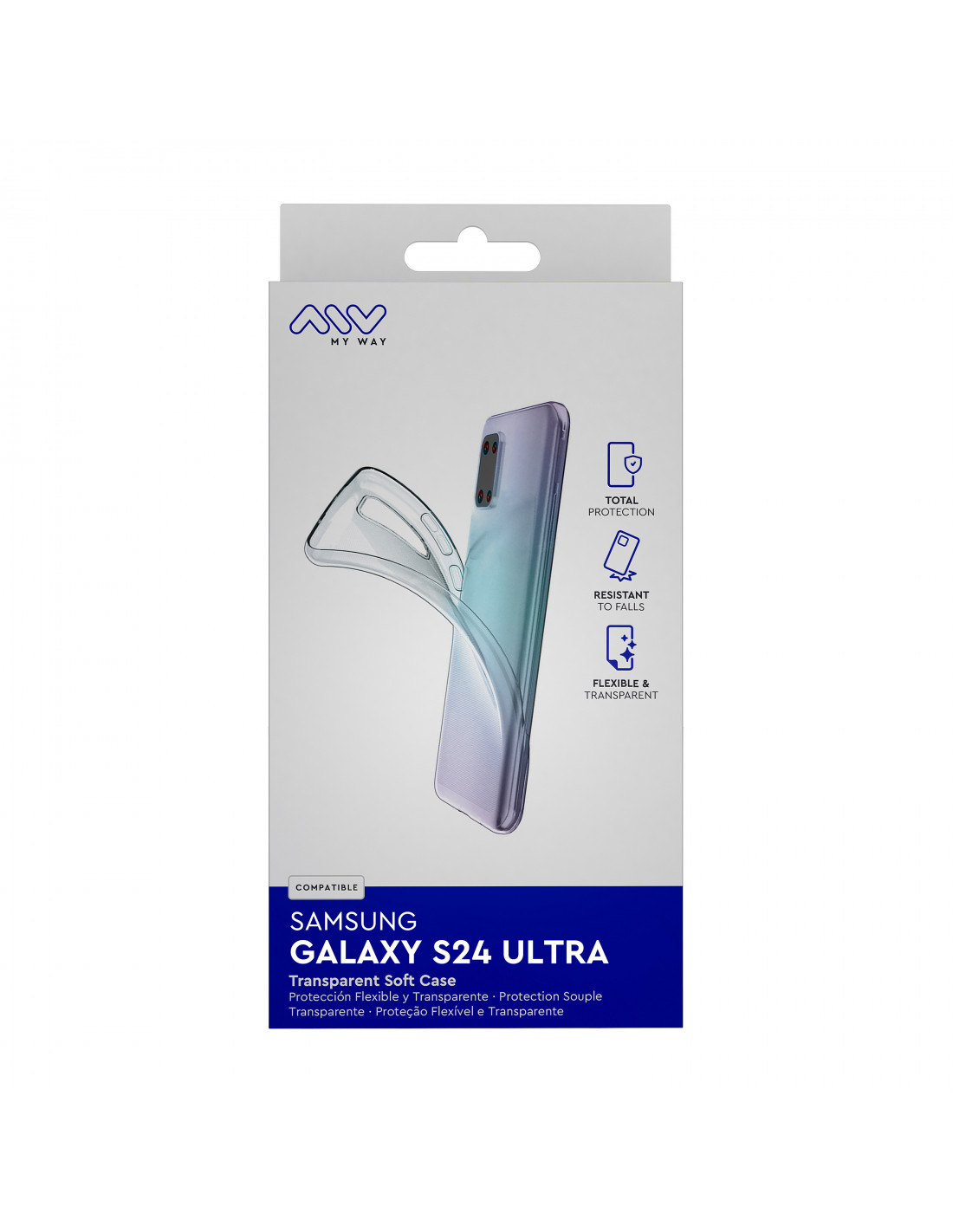 Funda de silicona para Galaxy S24 Ultra