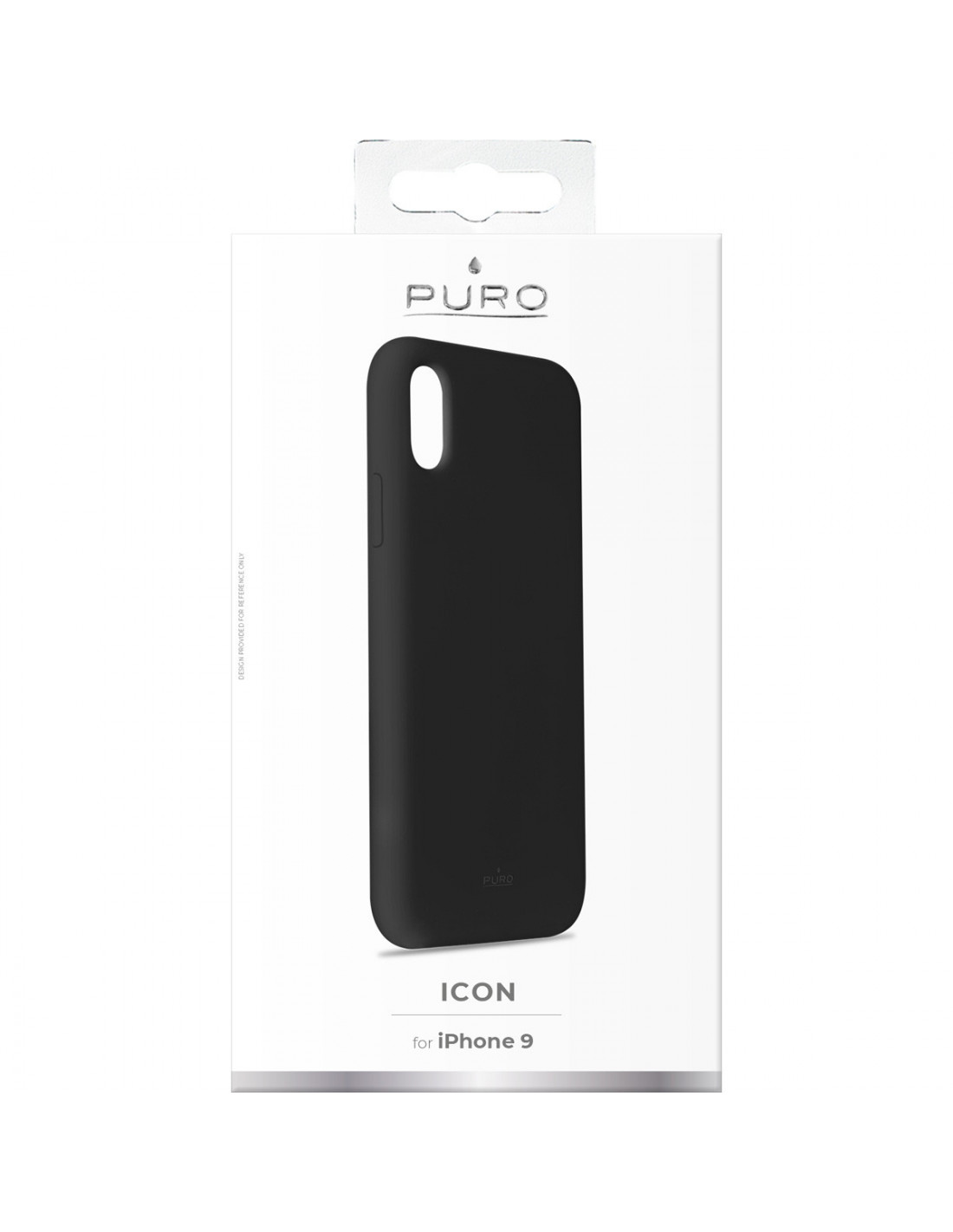 Comprar Funda Silicona suave con logo Apple iPhone X / XS Negro