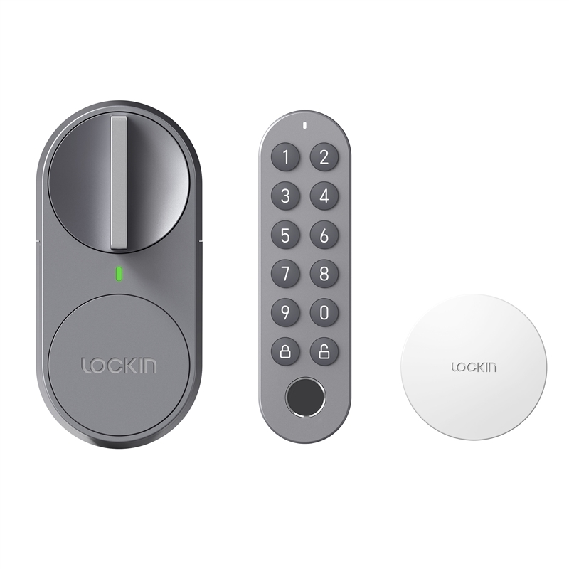 Lockin pack cerradura retrofit inteligente DIY Bluetooth + Teclado dactilar + Bridge Wi-Fi
