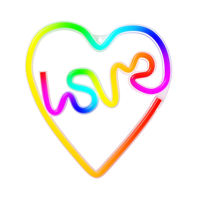 Forever Neon Led RGB LOVE IN HEART FLRN02 + RC