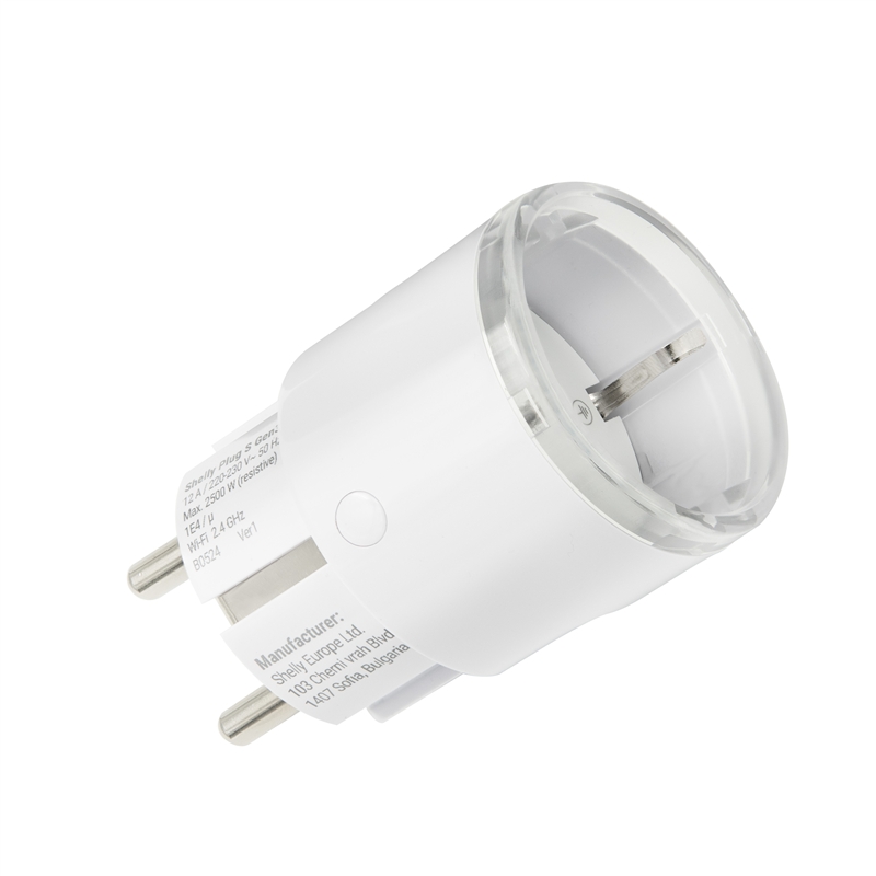 Shelly Enchufe Smart Plug S Gen 3 Blanco
