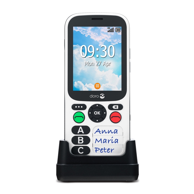 Doro 780X IUP 4G 2.8" Black White