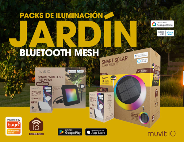 Pack iluminación jardín 